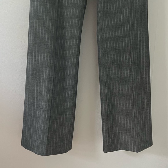 Banana Republic Martin Fit Wool Dress Pants Size 8 Gray - Picture 3 of 12